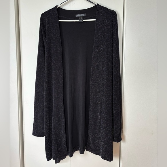 🎉4/30$🎉 Soft Open-Front Black Cardigan – Size Medium - Picture 1 of 5